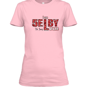 Selby All Star T-Shirt round logo across chest with 5 point star in the middle and selby hood all star circling the entire logo