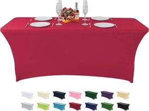 Red table cloth