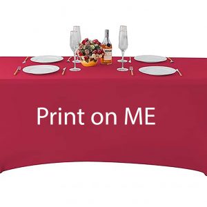 Red table cloth Print on ME