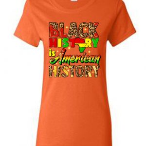 Black History Is American History R-Neck Orange