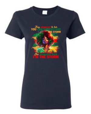 I Am The Storm R-Neck Black