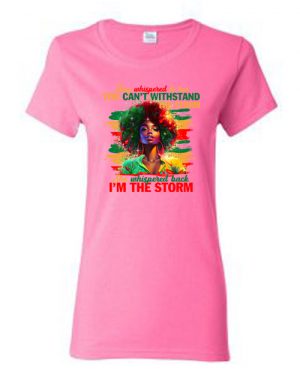 I Am The Storm R-Neck Pink