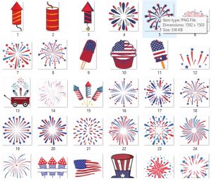 Stars & Stripes Bundles PNG