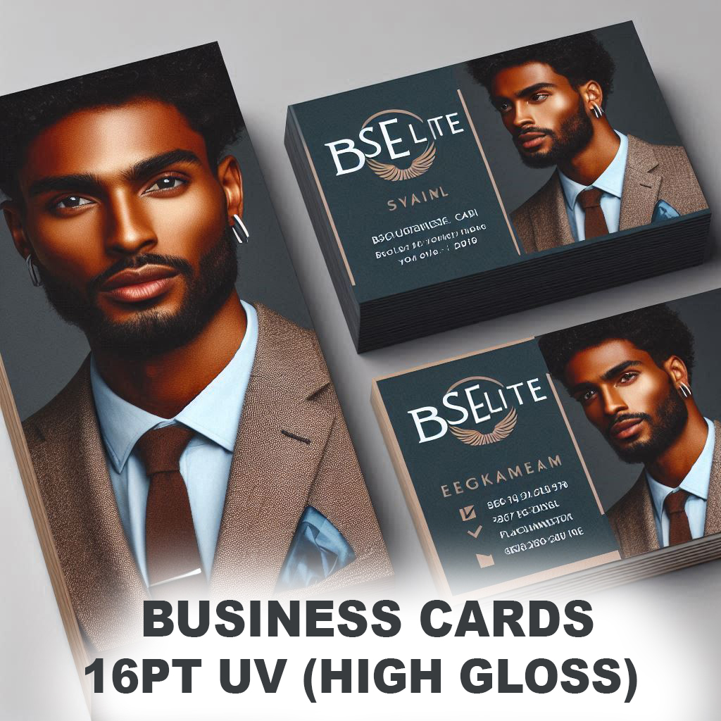 BUSINESS CARDS 16 PT UV HIGH GLOSS