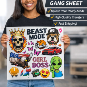 Upload Your DTF Gang Sheet – Fast Turnaround