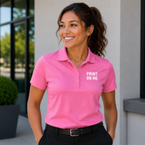 Ladies Custom Moisture Wicking Polo